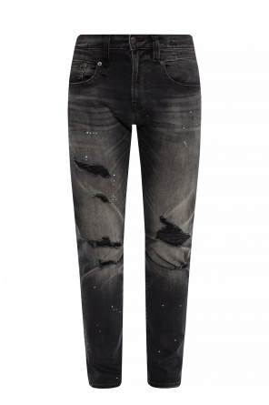 Printed jeans with rips, zdjęcie 1 Printed jeans with rips od R13